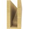 Ekena Millwork 4"W x 24"D x 8"H Thin Burlington Rough Cedar Woodgrain TimberThane Corbel, Primed Tan CORUR04X24X08BURRCPR - alternate 2